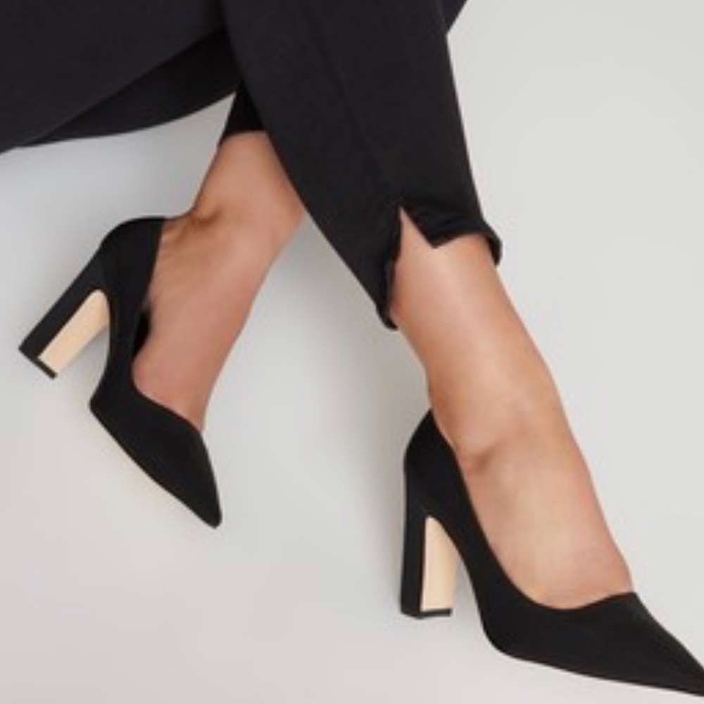 Good American Black Heels